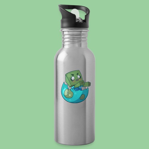 Cartoon Zombie - Water Bottle