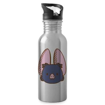 Bat Pallet No Border - 20 oz Water Bottle - silver - Right