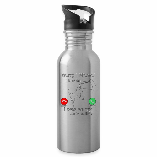 Sorry I Missed Your Call...Funny Kite Surfing Gift - Water Bottle