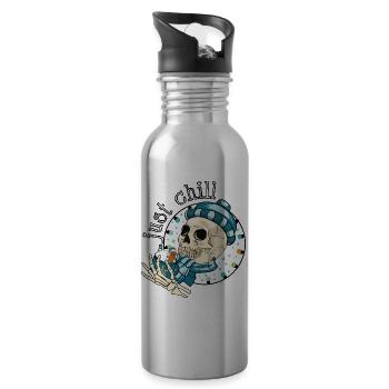 Just Chill - 20 oz Water Bottle - silver - Right