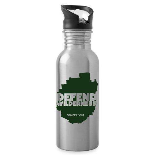 Semper Wild Defend Wilderness Park Silhouette - 20 oz Water Bottle