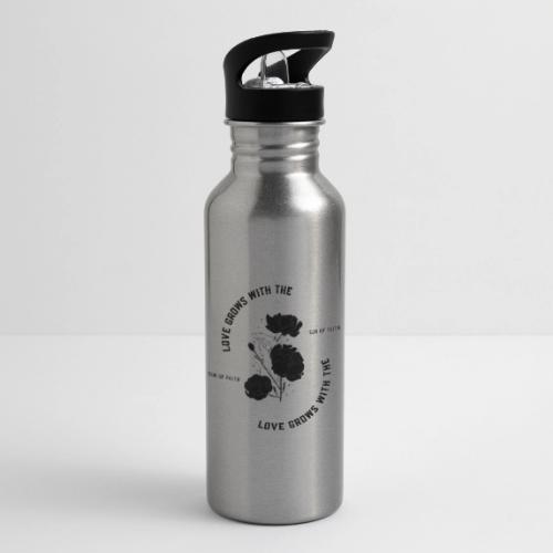 Love Grows With The Sun Of Faith - 20 oz Water Bottle