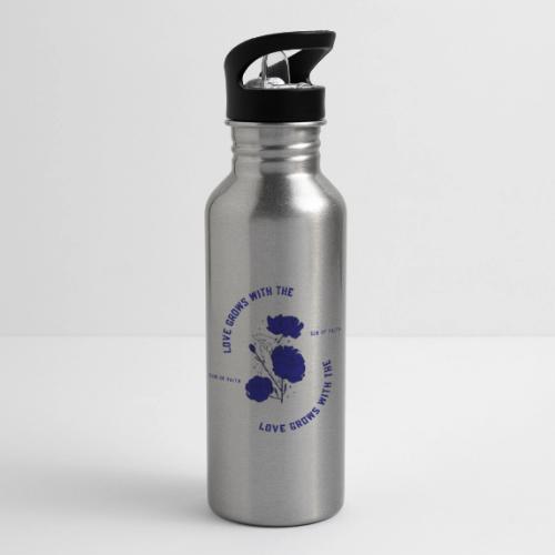 Love Grows With The Sun Of Faith - 20 oz Water Bottle