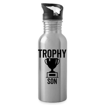 Trophy Son - 20 oz Water Bottle - silver - Right