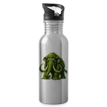 Mossy Slime Mammoth - 20 oz Water Bottle - silver - Right
