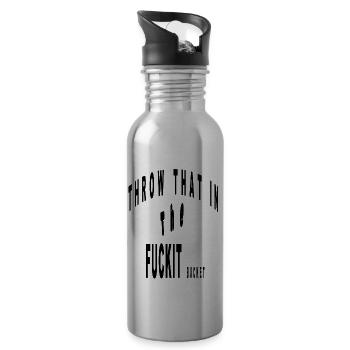 BUCKET - 20 oz Water Bottle - silver - Right