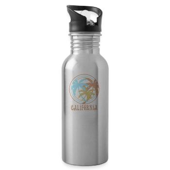 California - 20 oz Water Bottle - silver - Right