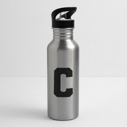 Varsity Letter C Collegiate Monogram - 20 oz Water Bottle