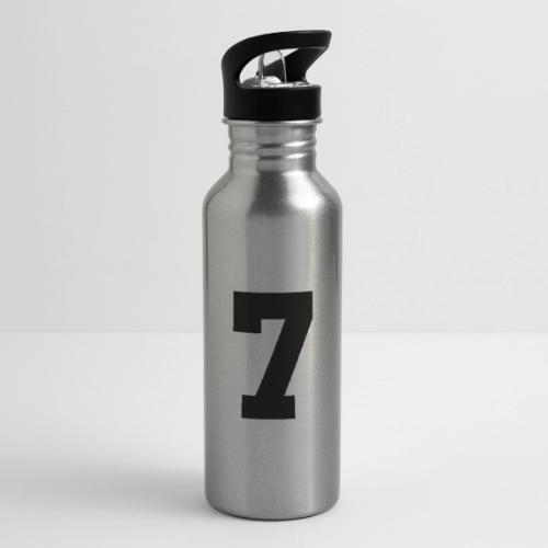 Varsity Number 7 Athletic Look - 20 oz Water Bottle