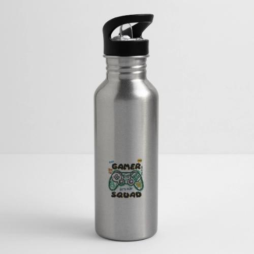 Gamer Squad: Time to Win - 20 oz Water Bottle