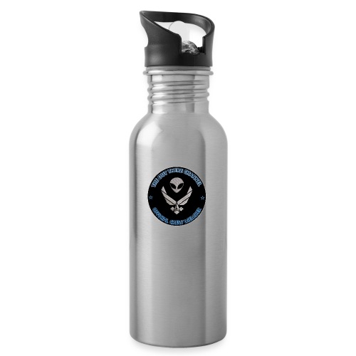 BlackOpsTrans1-FrontOnly - 20 oz Water Bottle