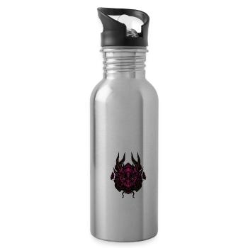 heavy metal - 20 oz Water Bottle - silver - Right