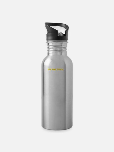 I'm The Devil In Disguise - 20 oz Water Bottle - silver