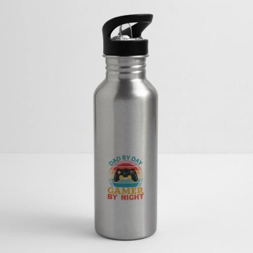 Dad By Day, Gamer By Night - 20 oz Water Bottle