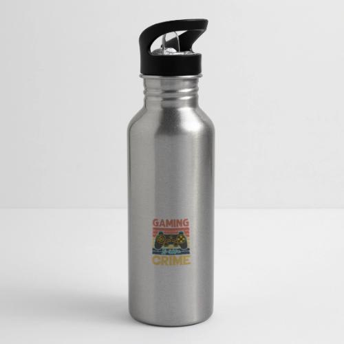 Gaming Is Not A Crime Tee - 20 oz Water Bottle