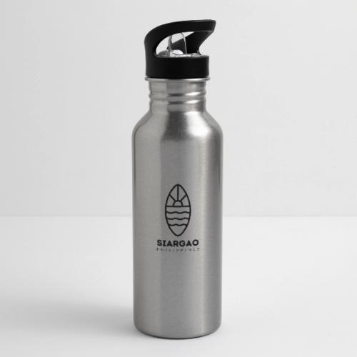 Siargao Surfing Logo black - 20 oz Water Bottle