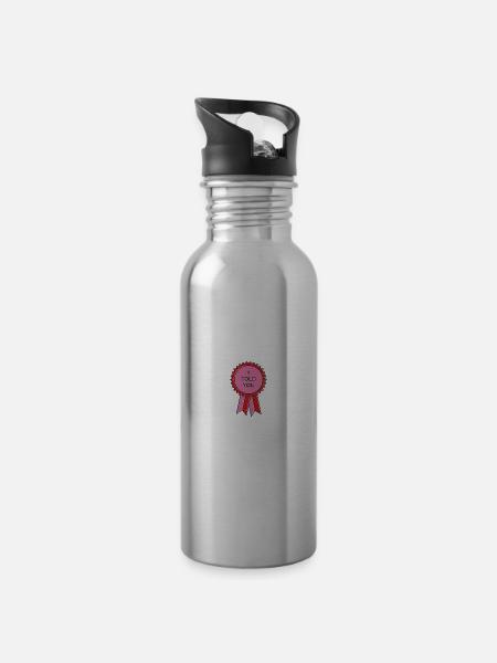 I told you - 20 oz Water Bottle - silver