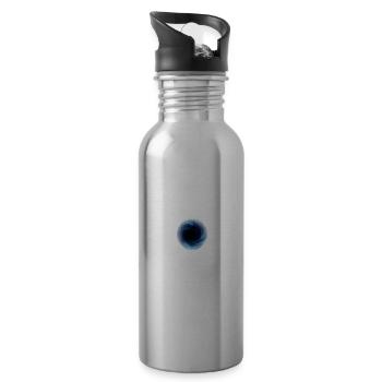 What happens in the black hole, stays in the - 20 oz Water Bottle - silver - Right
