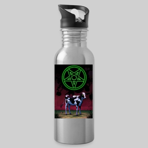 Satanic Cow - Water Bottle