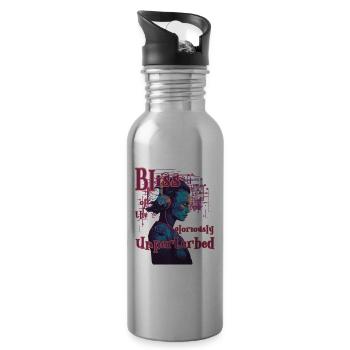 bliss of the - 20 oz Water Bottle - silver - Right