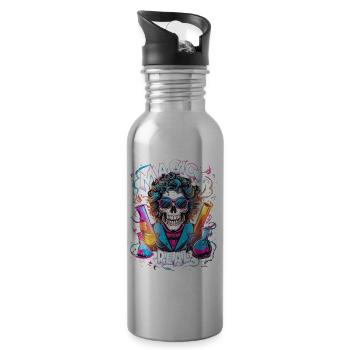 magic is real - 20 oz Water Bottle - silver - Right