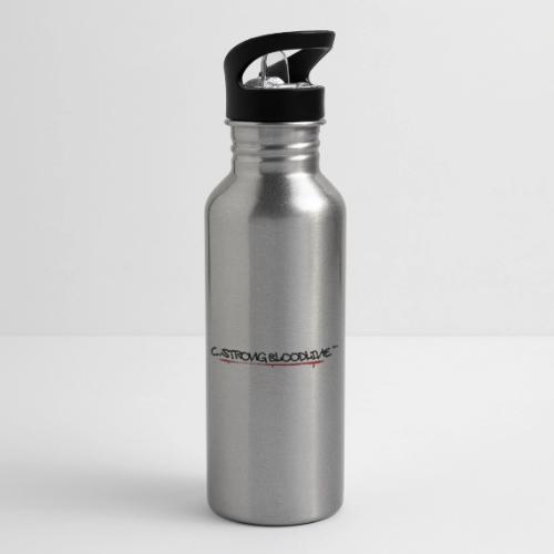 C.Strong Bloodline Logo (Black) - 20 oz Water Bottle