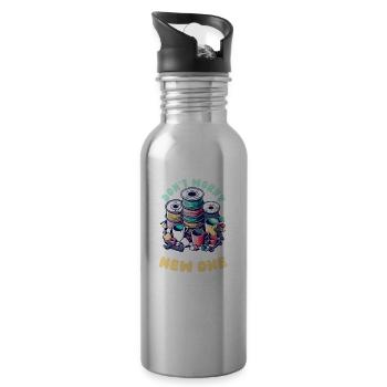 3D Printer Accessories I Can Print A New One - 20 oz Water Bottle - silver - Right