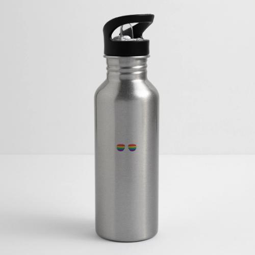 Gay and Trashy Raccoon Sunglasses Gilbert Baker - 20 oz Water Bottle