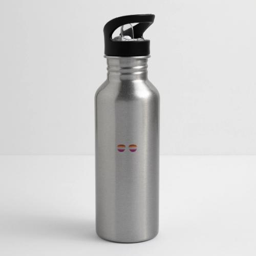 Lesbian and Trashy Raccoon Sunglasses Lesbian - 20 oz Water Bottle