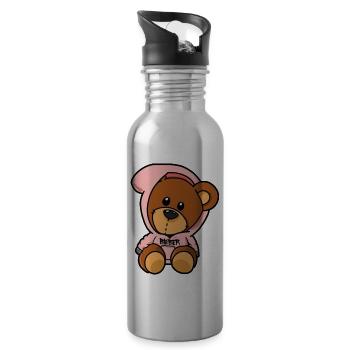 Drew Smile House - 20 oz Water Bottle - silver - Right