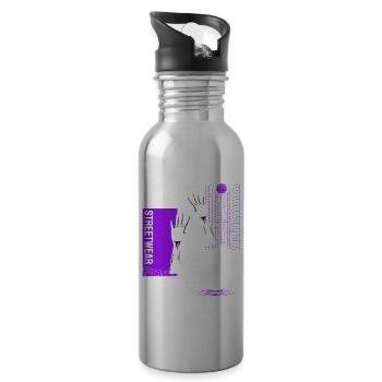 Sinner Looking for Forgiveness - 20 oz Water Bottle - silver - Right