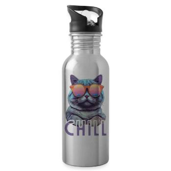 CHILL - 20 oz Water Bottle - silver - Right