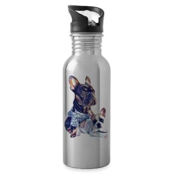 Two potatoes - 20 oz Water Bottle - silver - Right