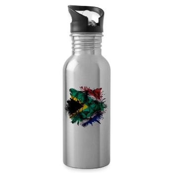 South Africa - 20 oz Water Bottle - silver - Right