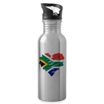 South Africa - 20 oz Water Bottle - silver - Right