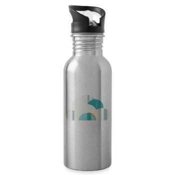 SIMPLE CLOUD - 20 oz Water Bottle - silver - Right