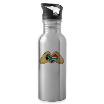 South Africa - 20 oz Water Bottle - silver - Right