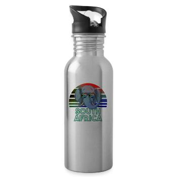 South Africa - 20 oz Water Bottle - silver - Right