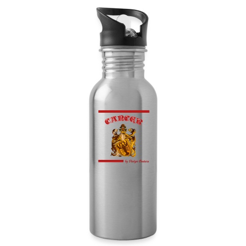CANCER RED - 20 oz Water Bottle