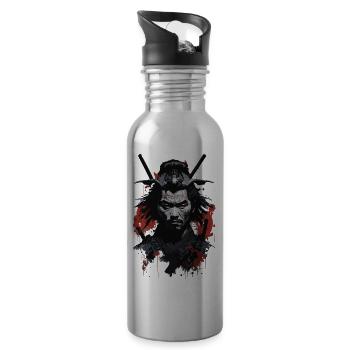 samurai - 20 oz Water Bottle - silver - Right