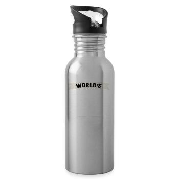 World's Greatest SON Best Son Ever TShirt - 20 oz Water Bottle - silver - Right