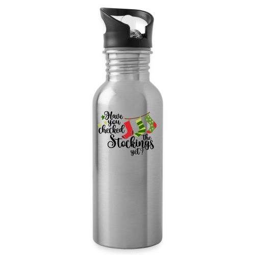 Checked the Stockings? - 20 oz Water Bottle