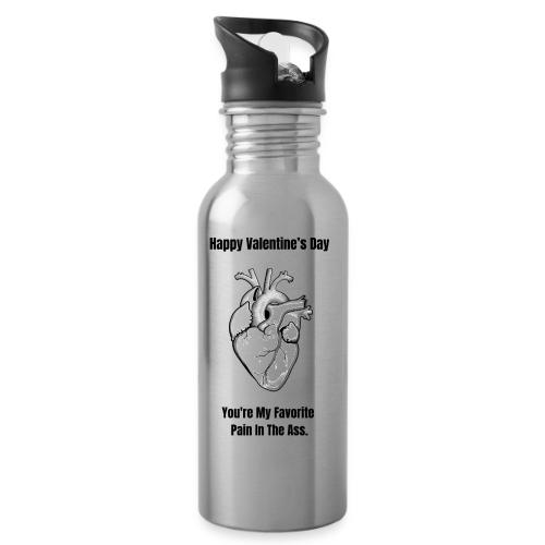 I'm Glad I Swiped Right T-Shirt | Funny Valentine - 20 oz Water Bottle
