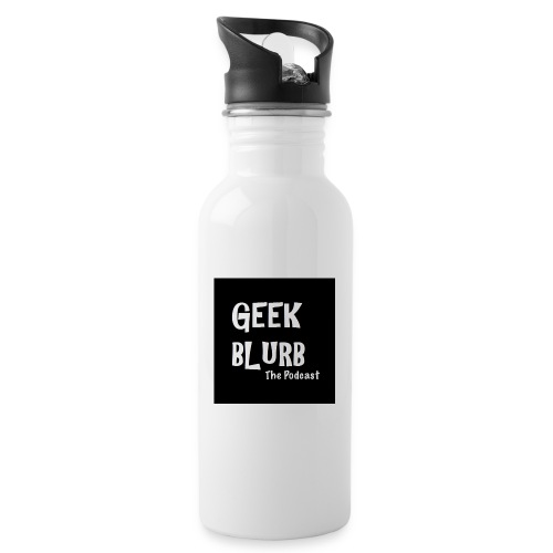 Geek Blurb Podcast Logo - Water Bottle