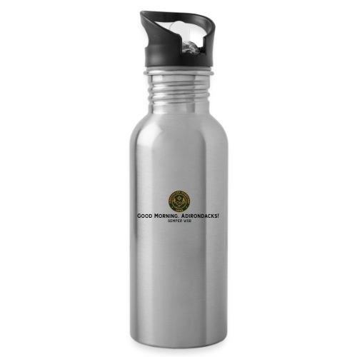 Adirondack Mountain News Good Morning Dark - 20 oz Water Bottle