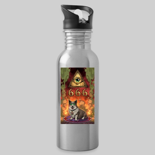 Satanic Corgi - Water Bottle