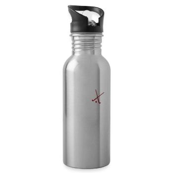 Field Hockey Mom Field Hockey Player Mother Gifts - 20 oz Water Bottle - silver - Right