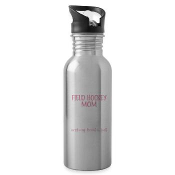 Field Hockey Mom Field Hockey Mama For Mothers Day - 20 oz Water Bottle - silver - Right