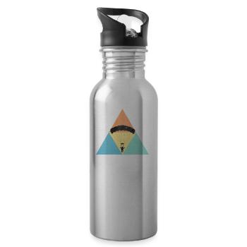 Skydiver - 20 oz Water Bottle - silver - Right