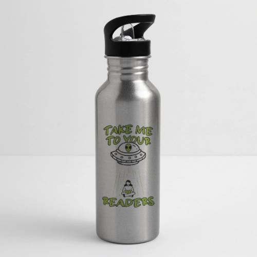 Take Me to Your Readers - Sci-Fi Book Lover - 20 oz Water Bottle